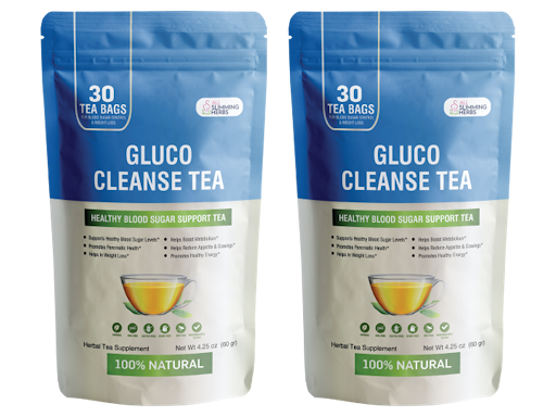 Gluco Cleanse Tea pouches — 30 tea bags, herbal blood-sugar support tea